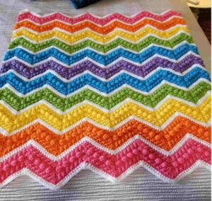 Crochet Hugs & Kisses Baby Blanket