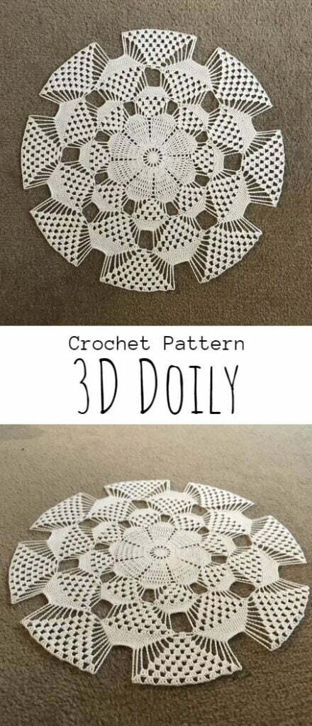 Crochet Doily 3D