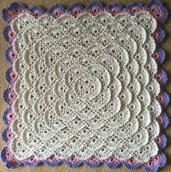 Crochet Fluffy Meringue Stitch Blanket