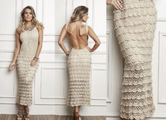 Tutorial on Crochet Elegant Ruffle Maxi Dress