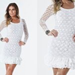 Tutorial on crochet white dress