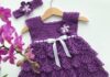 Tutorial on crochet baby dress