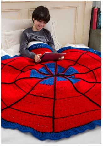 Covered in crochet spider web launch