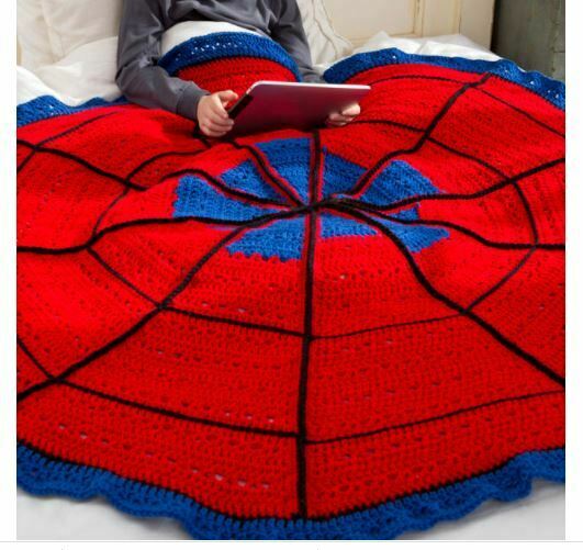 Covered in crochet spider web launch