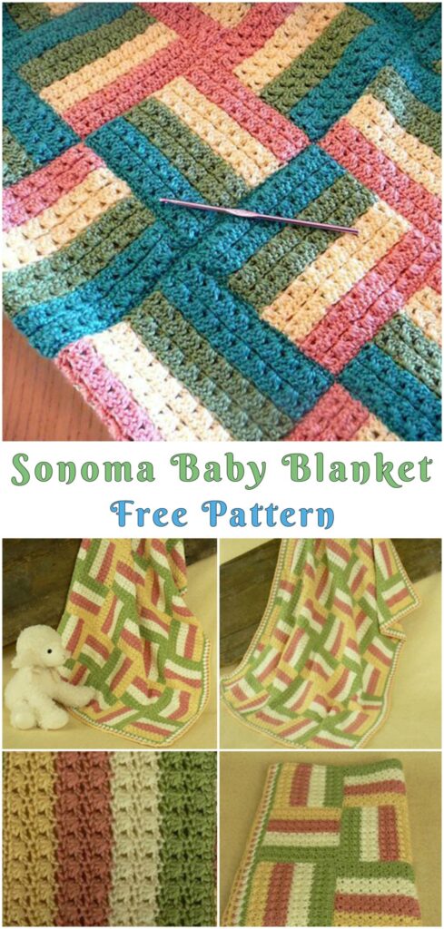 Crochet Sonama baby blanket