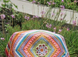 Tutorial on crochet Manta Around of bases