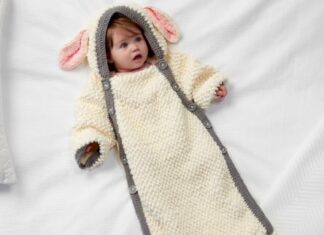 Sheep crochet bag