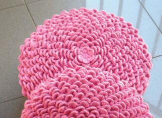 Step by step crochet cushion